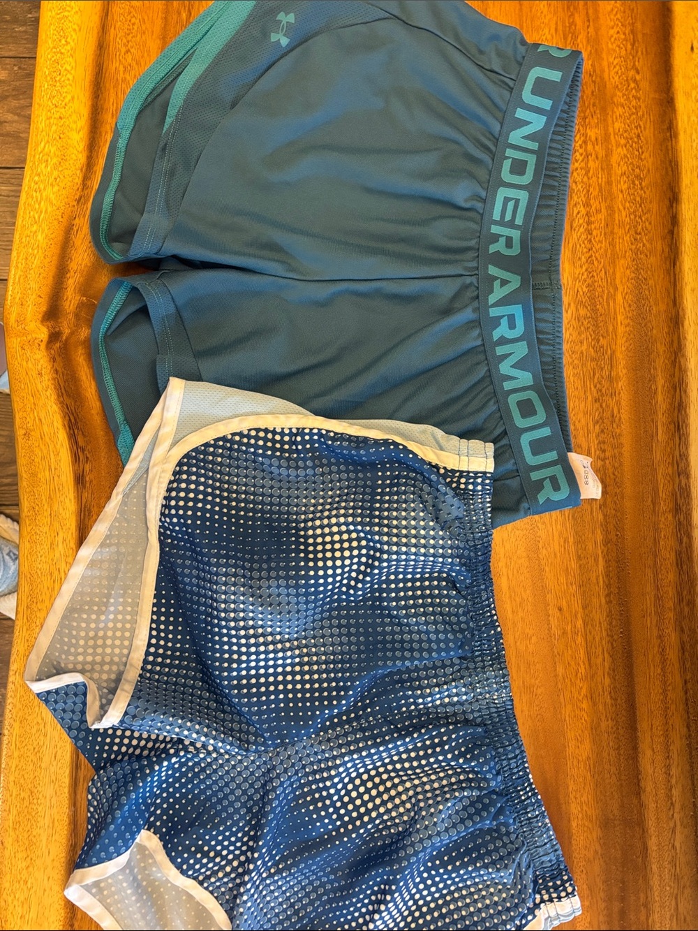 Under Armour Teal and Navy Athletic Shorts Set